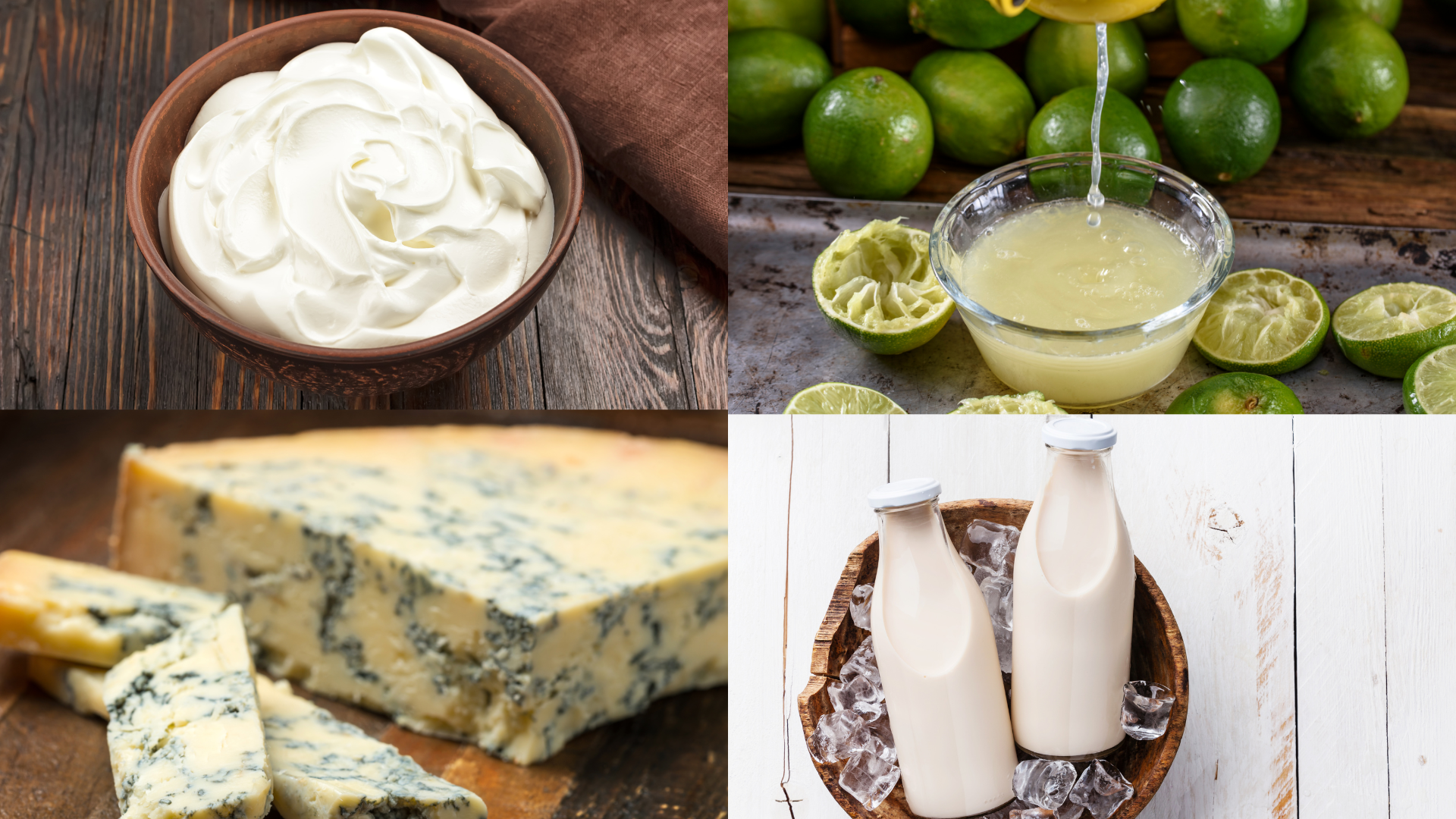 ingredients for Blue Cheese Foam