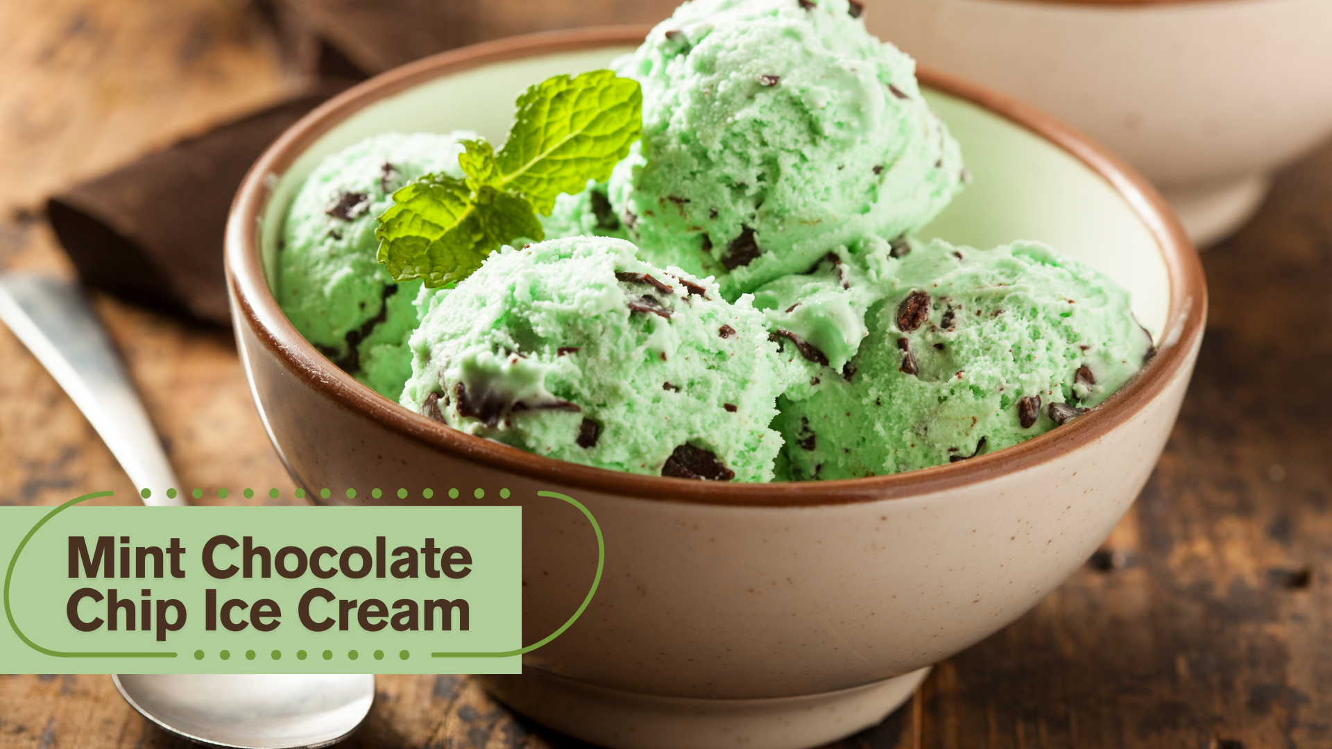 Mint Chocolate Chip Ice Cream  recipe