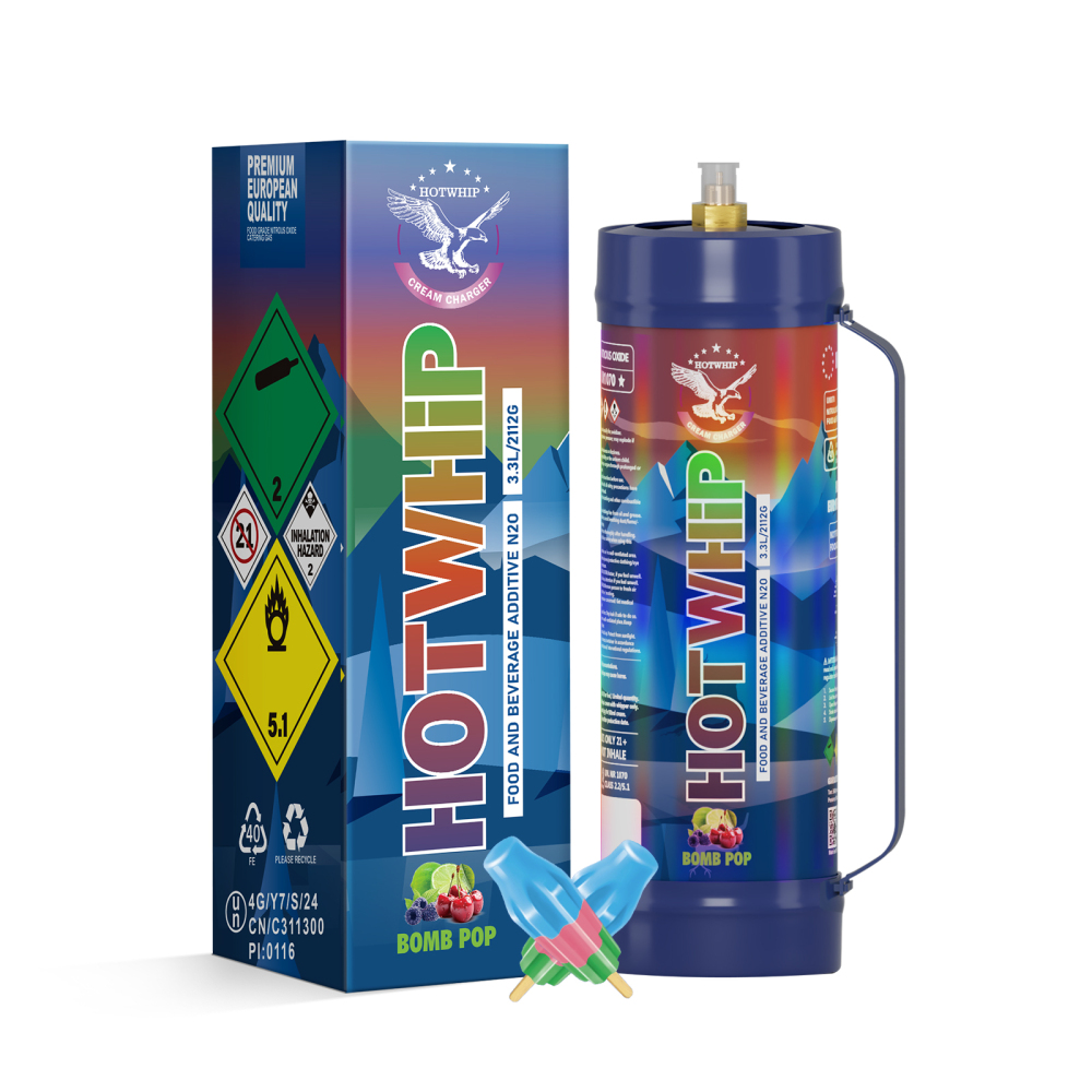 Hotwhip 3.3L/2112g Whipped Cream Charger (Bomb Pop Flavor)