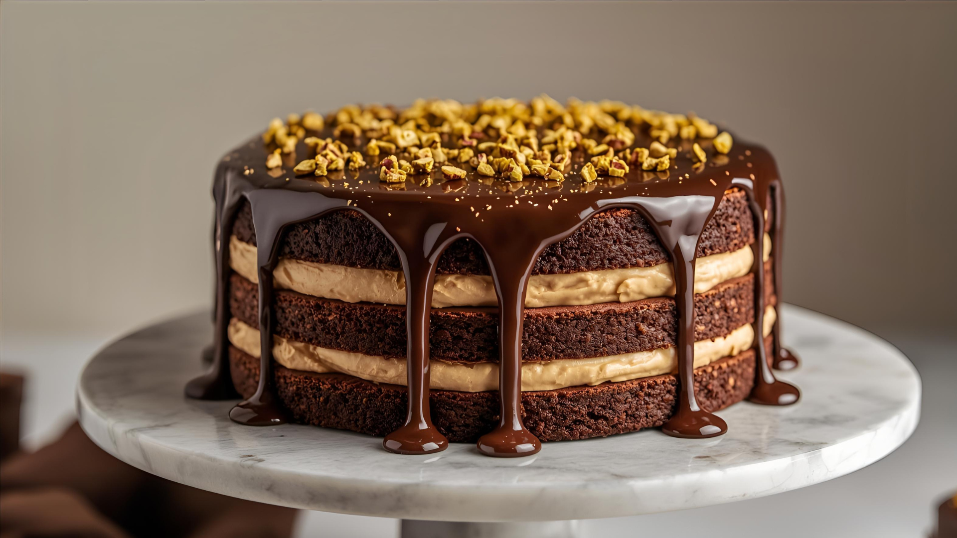 Dubai Chocolate Layer Cake