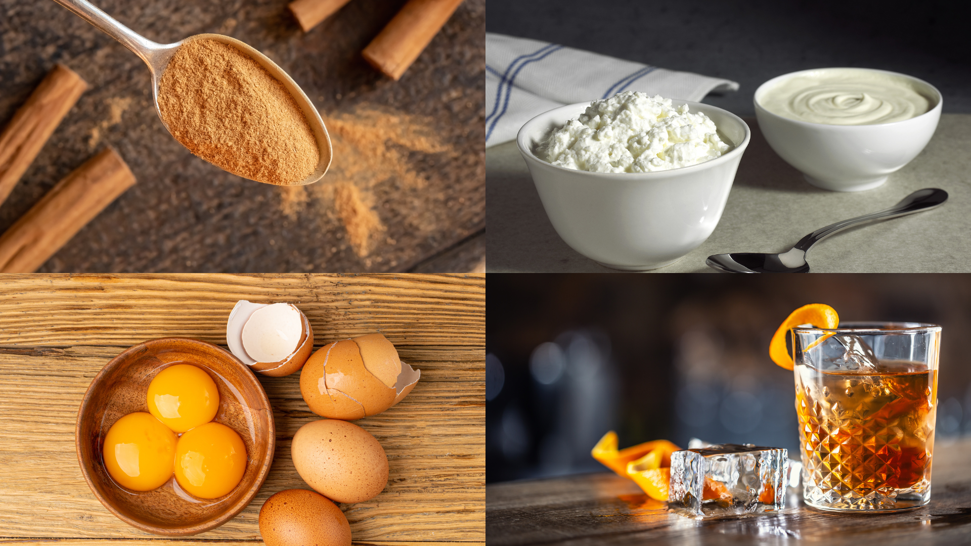 ingredients of Eggnog Cocktail