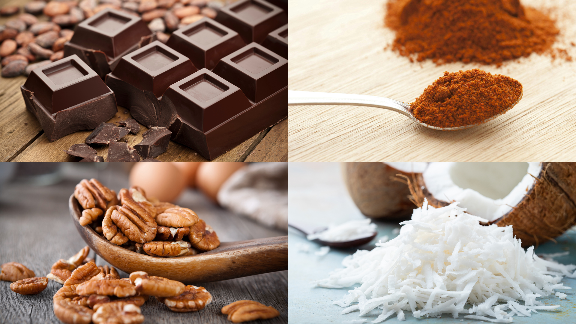 ingredients for German Chocolate Bundt Cake