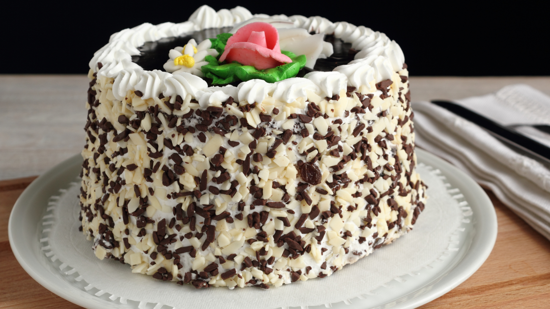 Chocolate Chip Cookie Layer Cake