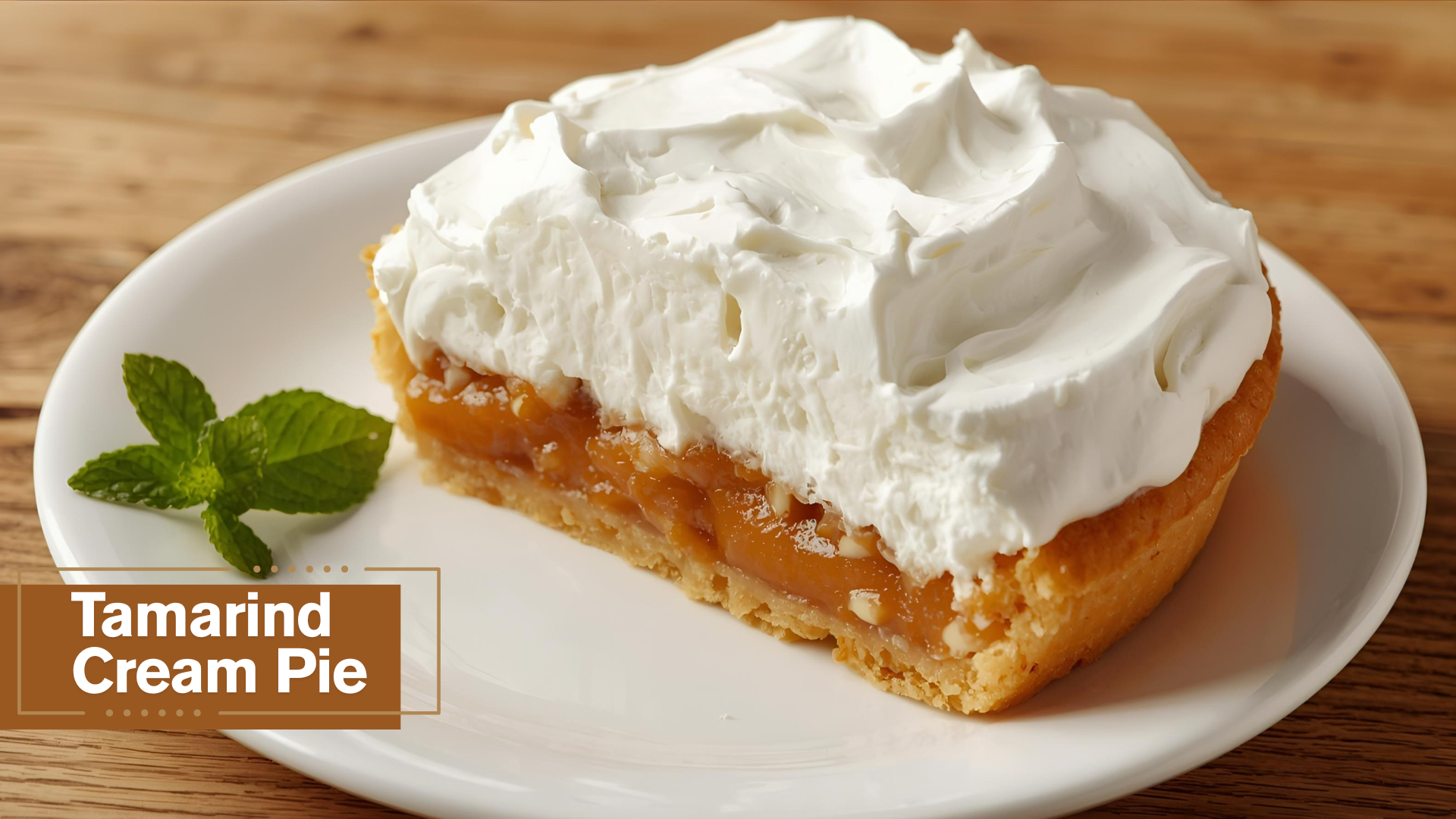 Tamarind Cream Pie recipe