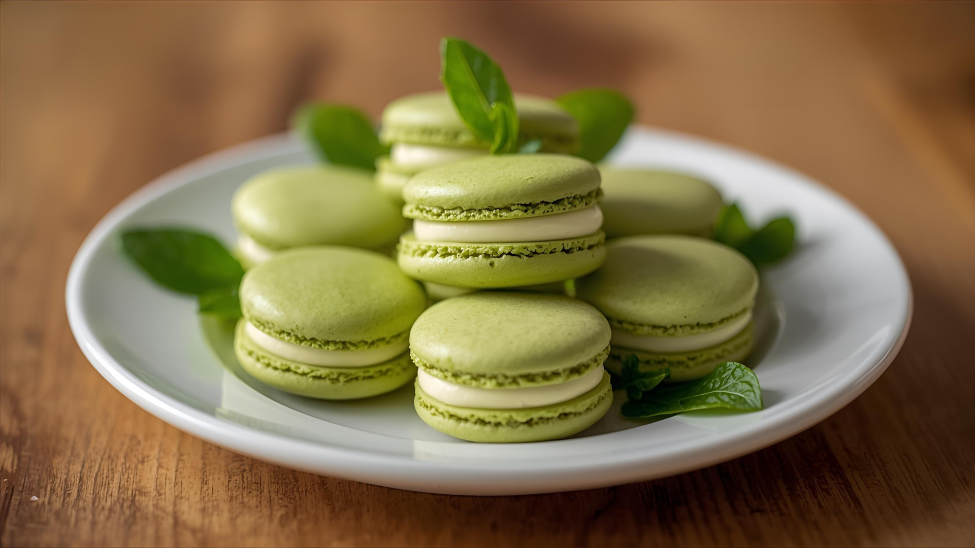 Kaffir Lime Macarons