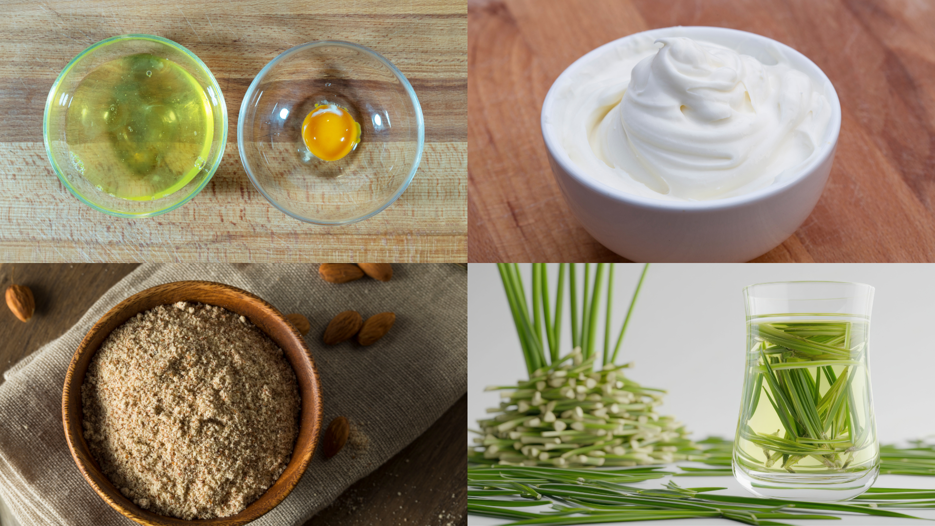 ingredients for Kaffir Lime Macarons