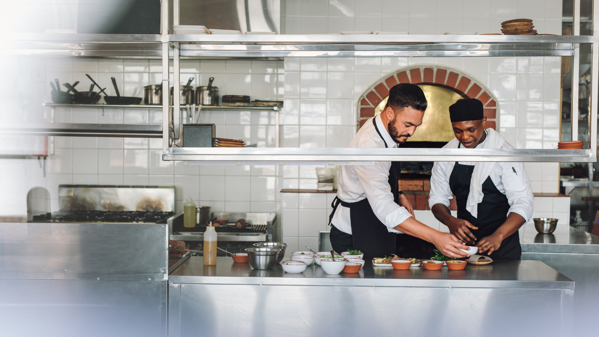 Coffee shops and restaurants