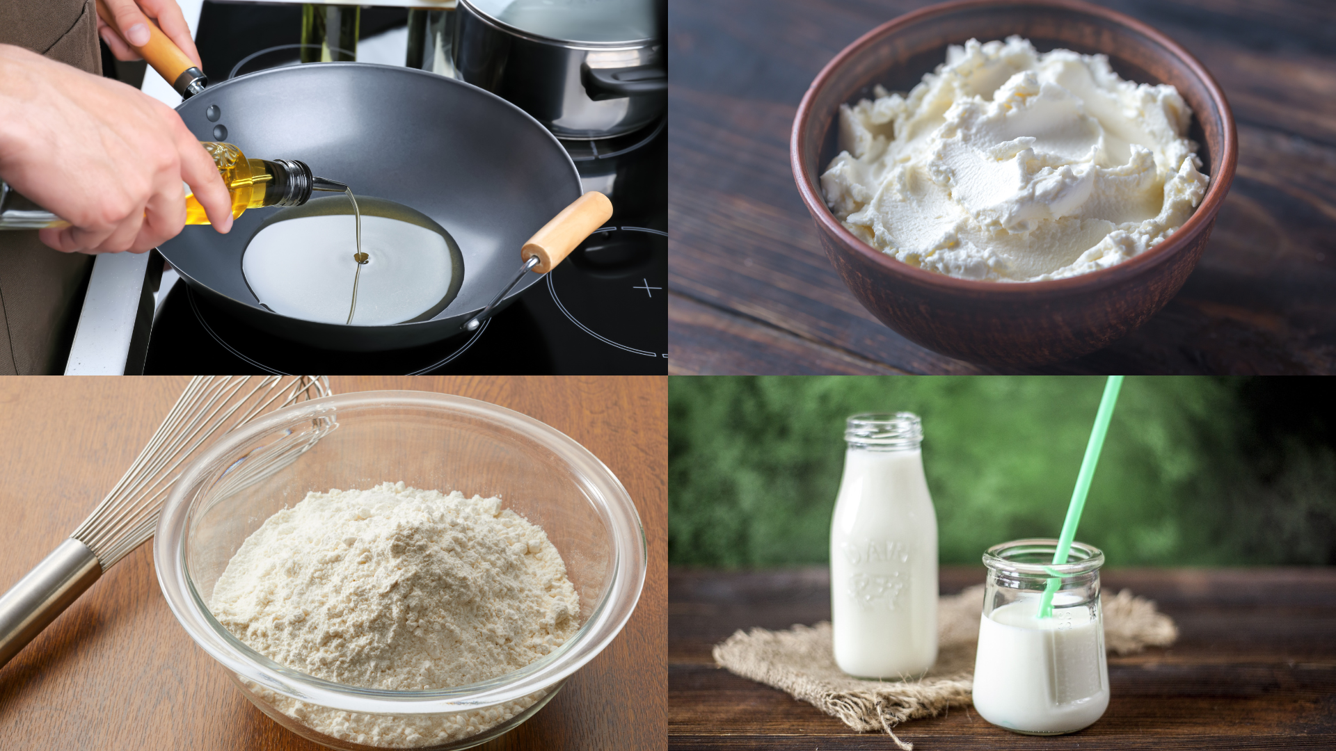 ingredients for Easy Funnel Cake