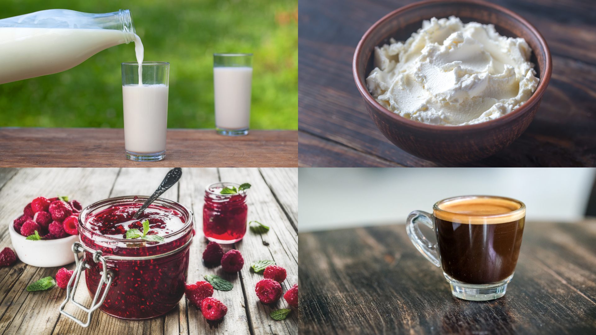 ingredients of Bloody Cream Latte