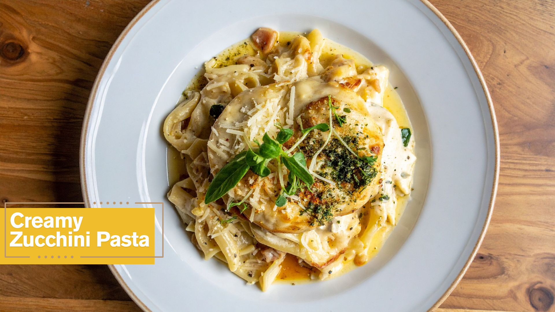 Creamy Zucchini Pasta recipe