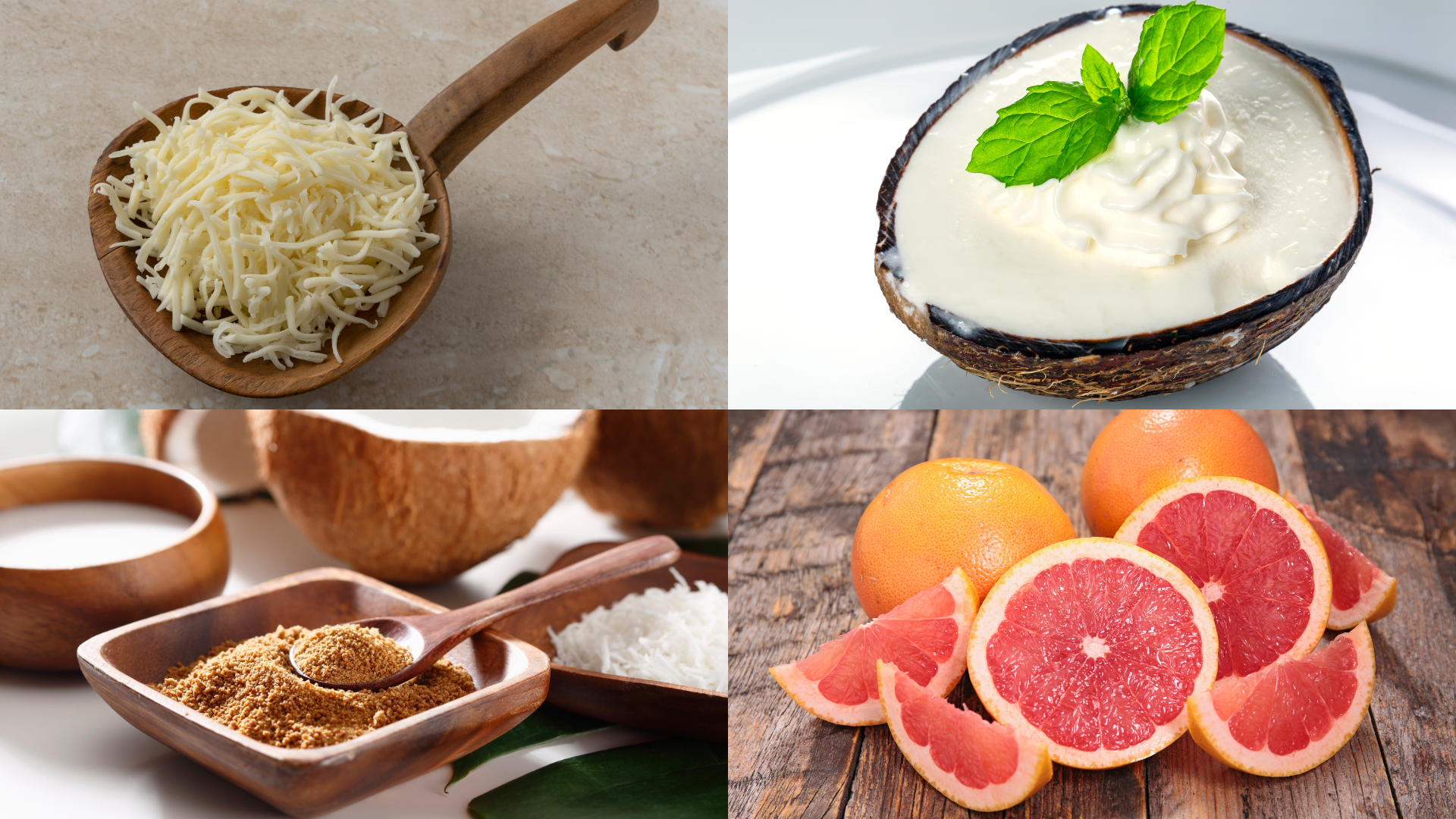 ingredients of Vegan Grapefruit Ginger Cupcakes