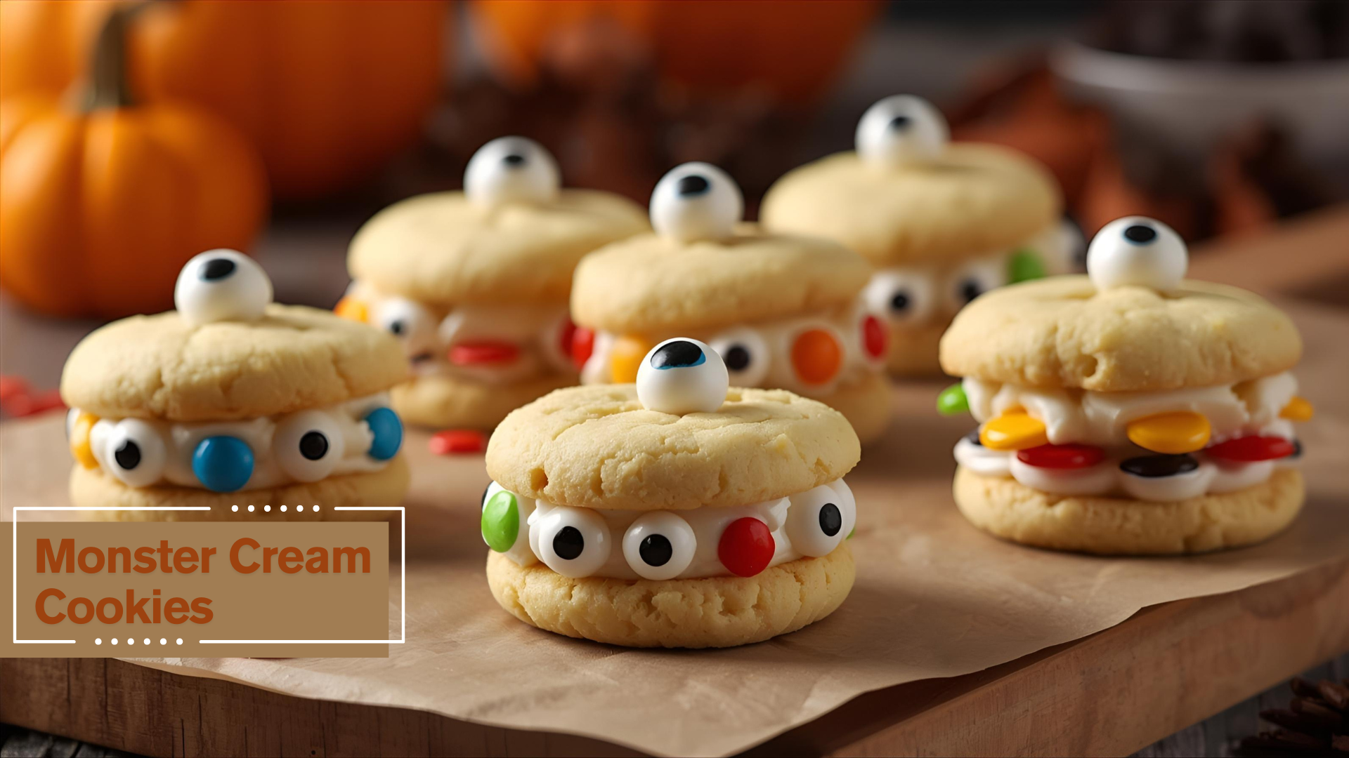 Monster Cream Cookies recipe