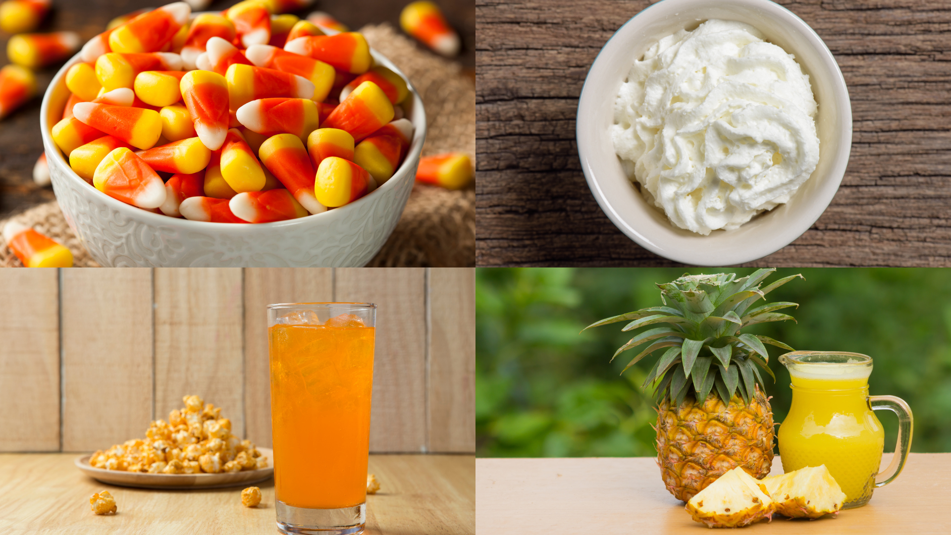 ingredients of Candy Corn Cream Soda