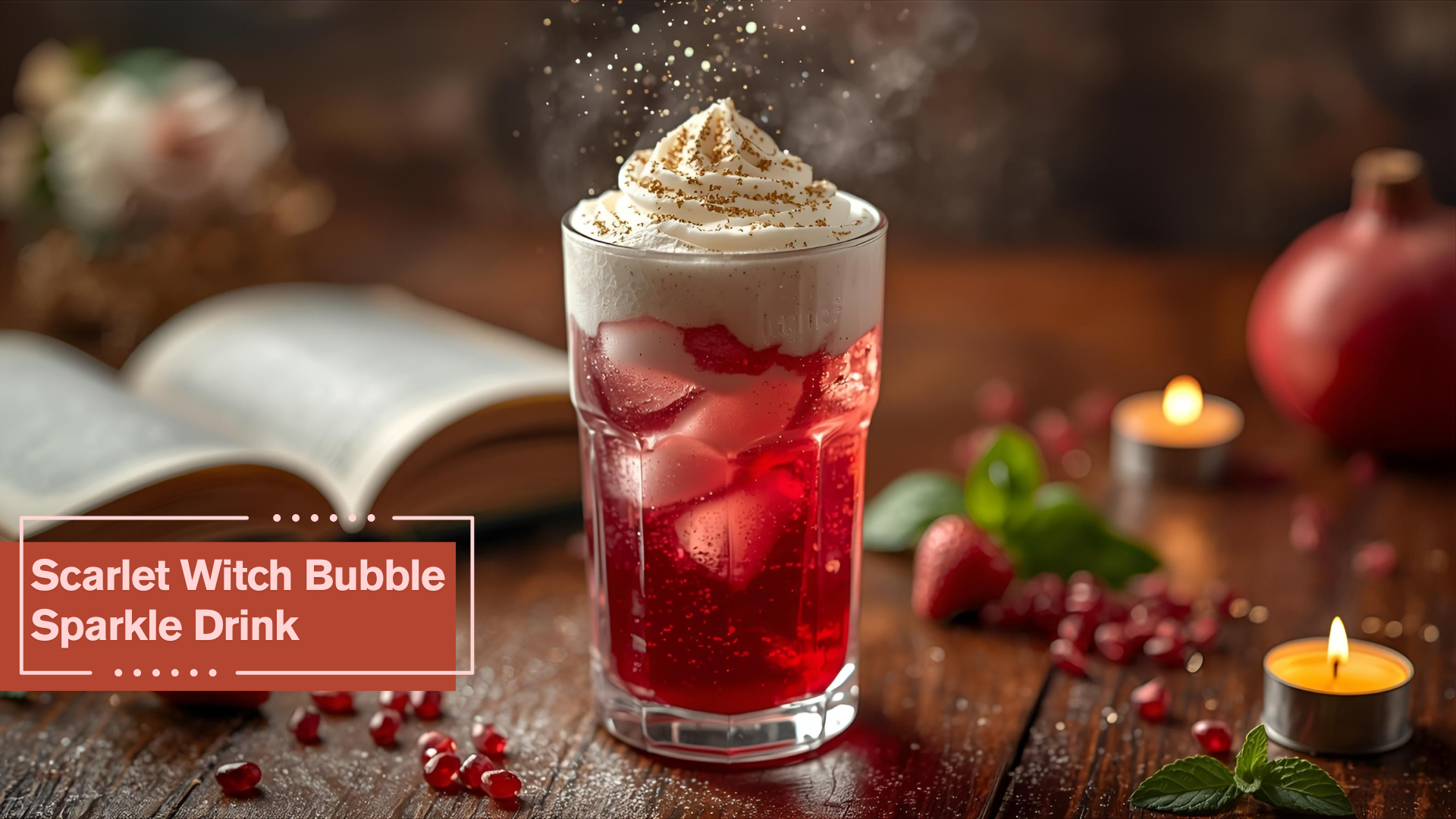 Scarlet Witch Bubble Sparkle Drink recipe