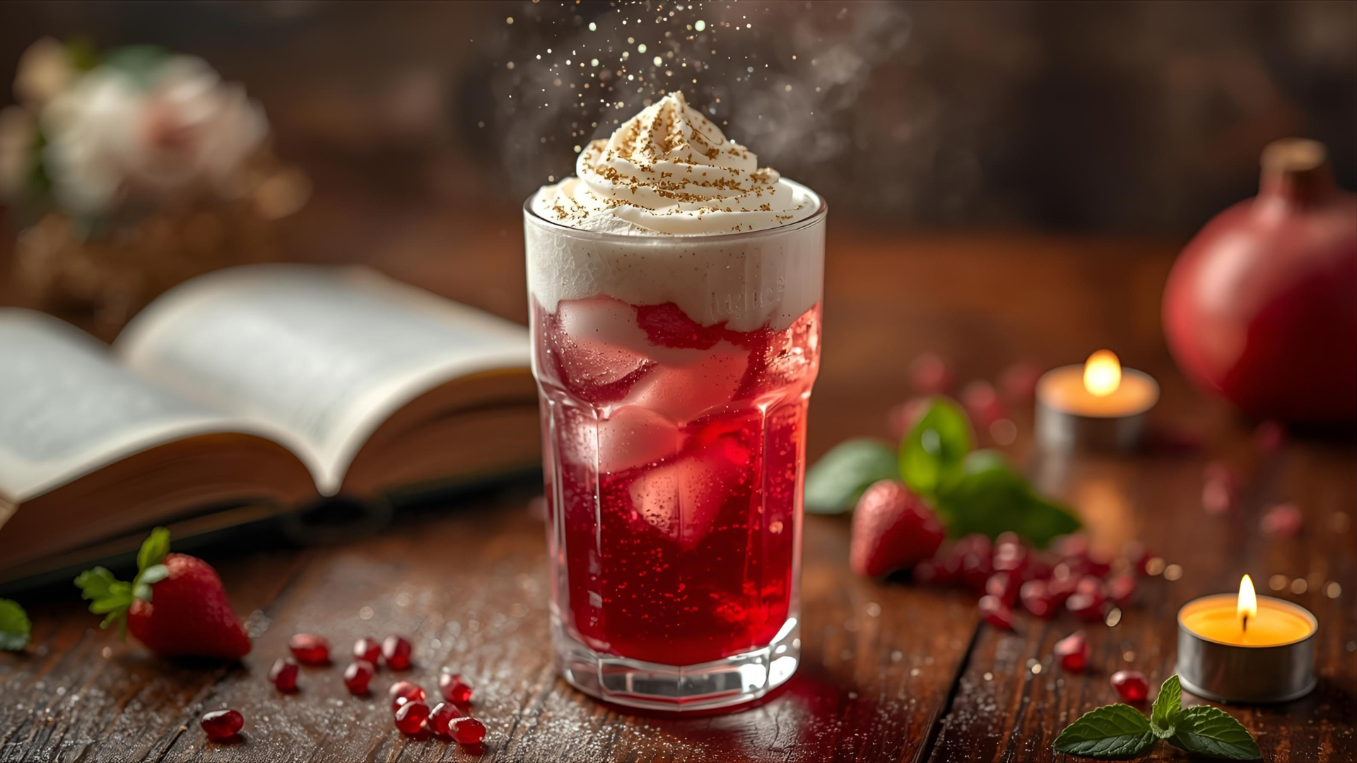 Scarlet Witch Bubble Sparkle Drink