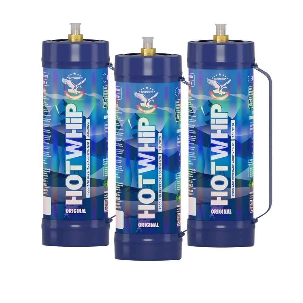 2112g Nitrous Oxide Tank Unflavored 3.3L Food Grade Whipped Cream Charger Cylinder