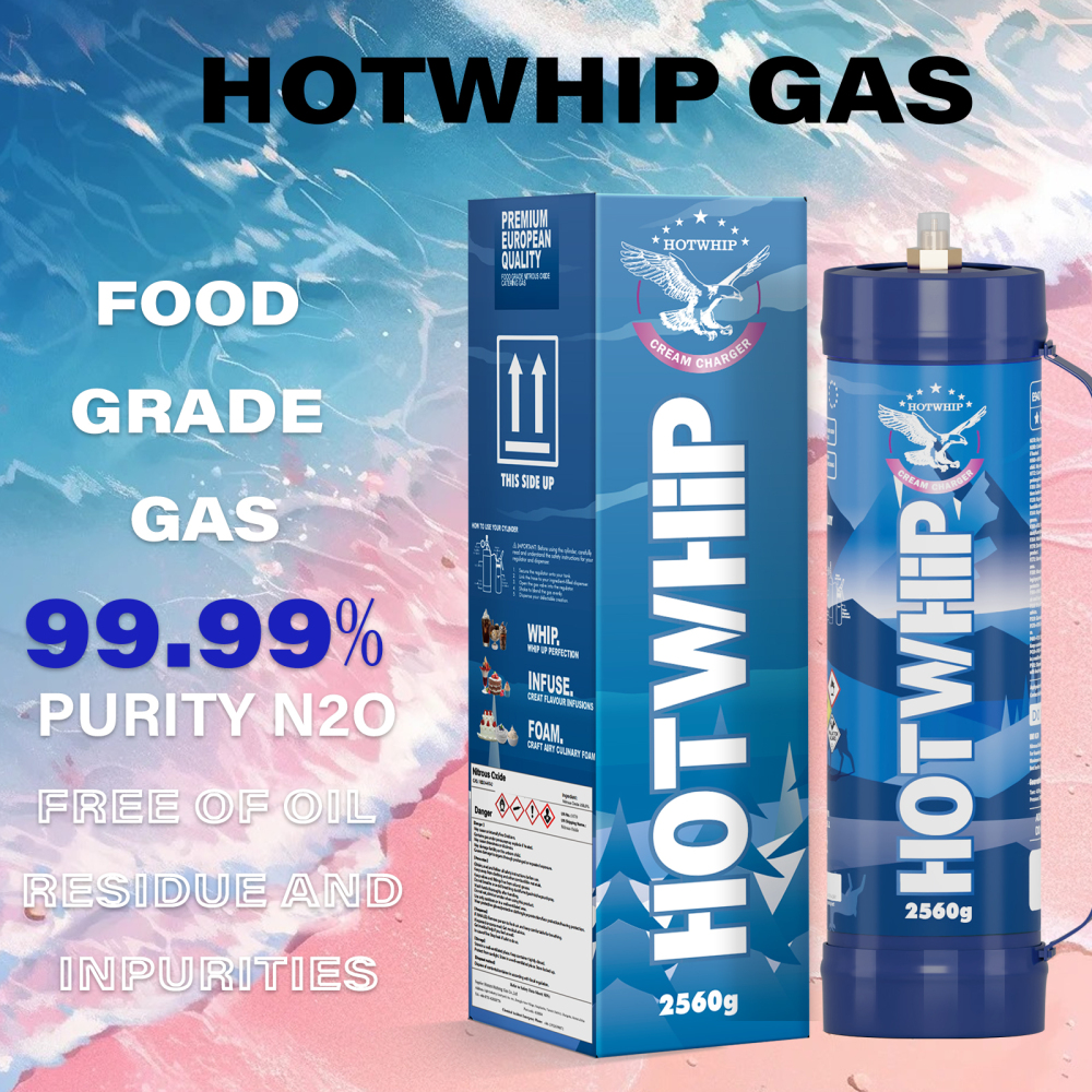 2560g Nitrous Oxide Tank Unflavored 4L Food Grade Whipped Cream Charger Cylinder
