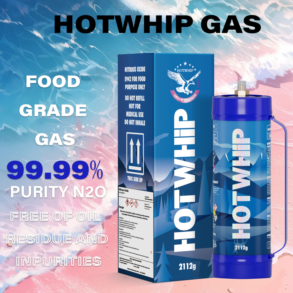 2112g Nitrous Oxide Tank Unflavored 3.3L Food Grade Whipped Cream Charger Cylinder