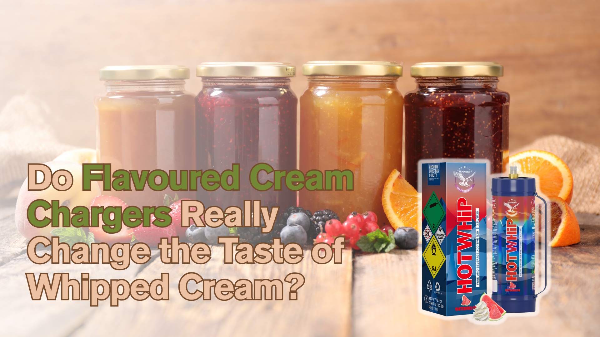 Do Flavoured Cream Chargers Really Change the Taste of Whipped Cream