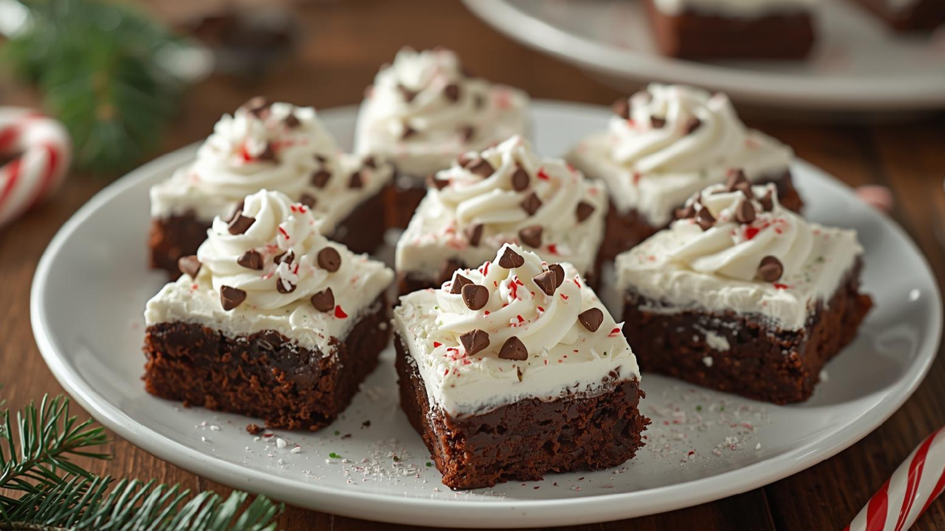 Peppermint Cream Brownies