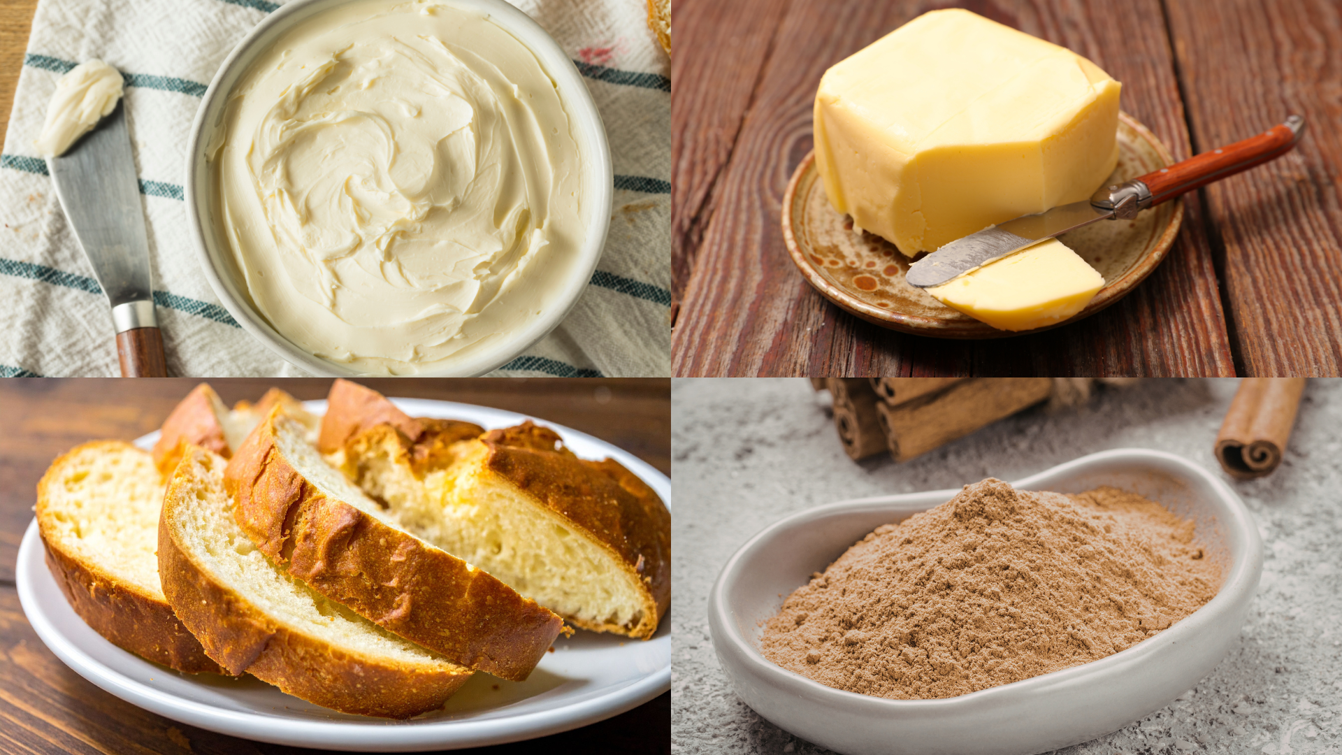 ingredients of Bread Pudding