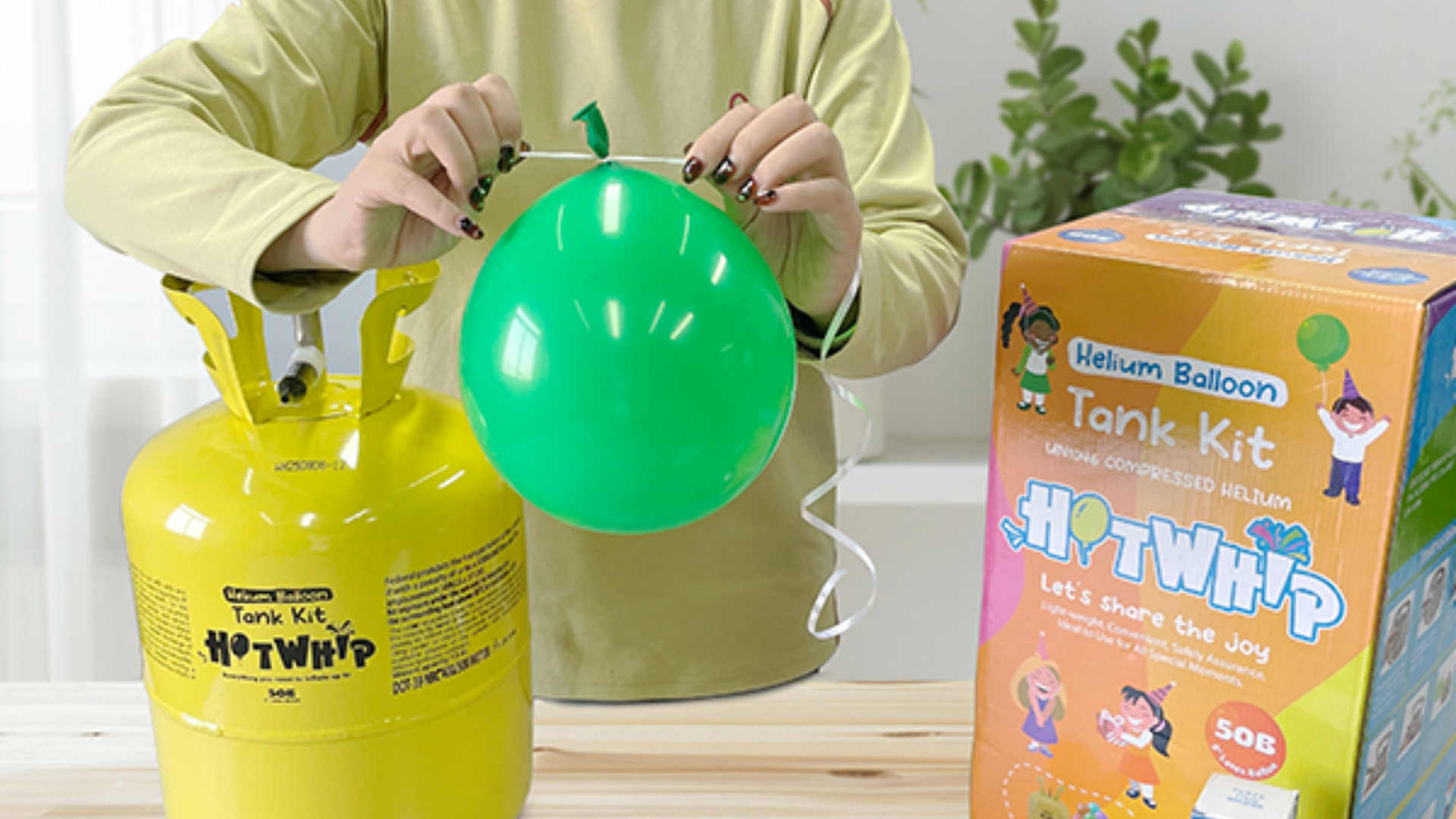 Party helium tanks