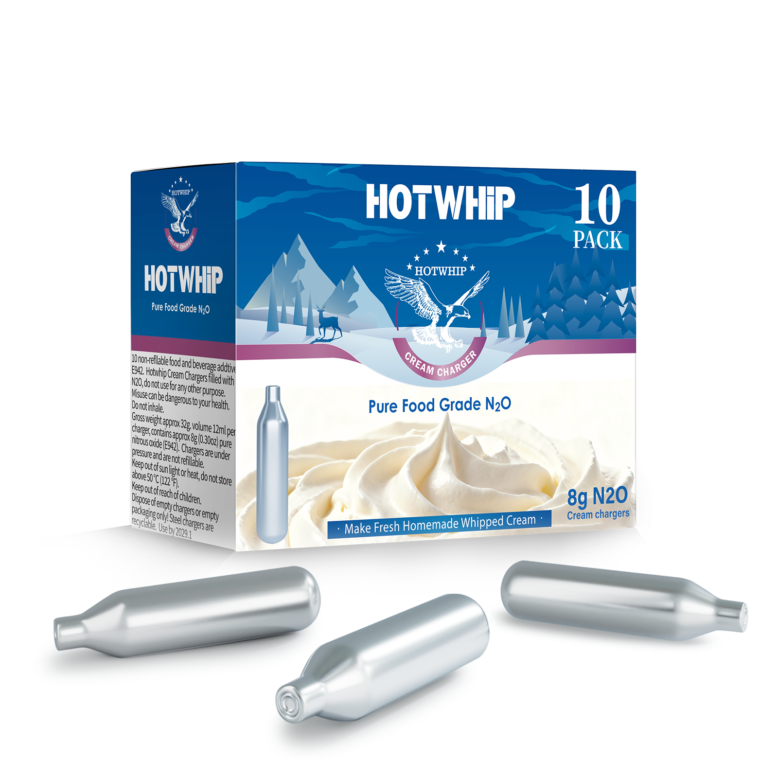 Hotwhip 8g Cream Chargers