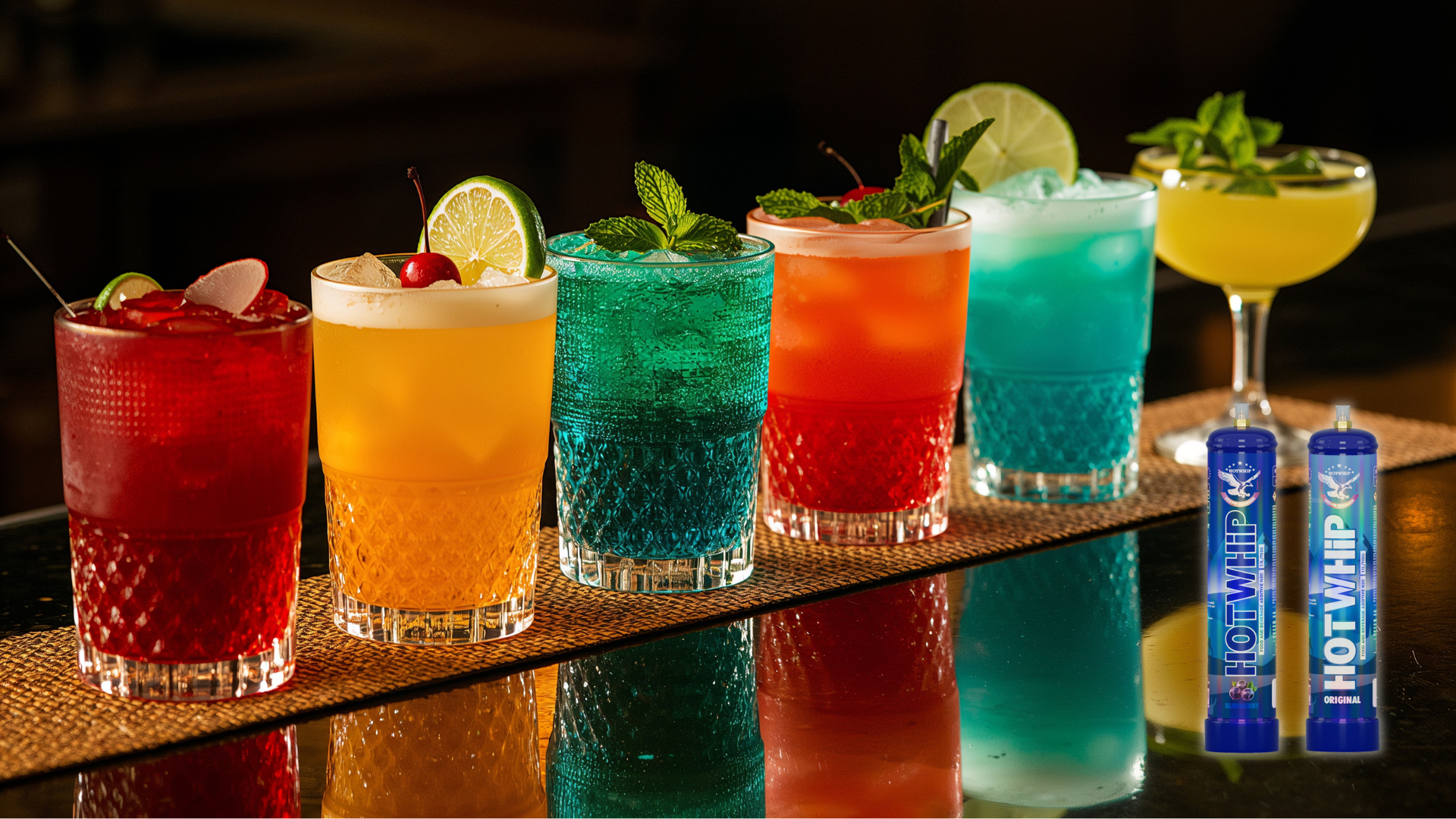 cream chargers used for cocktails foam