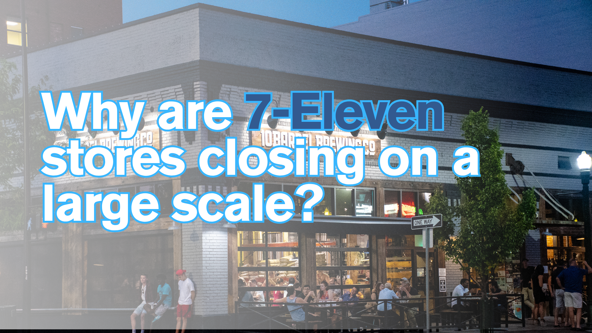 Why are 7-Eleven stores closing on a large scale?