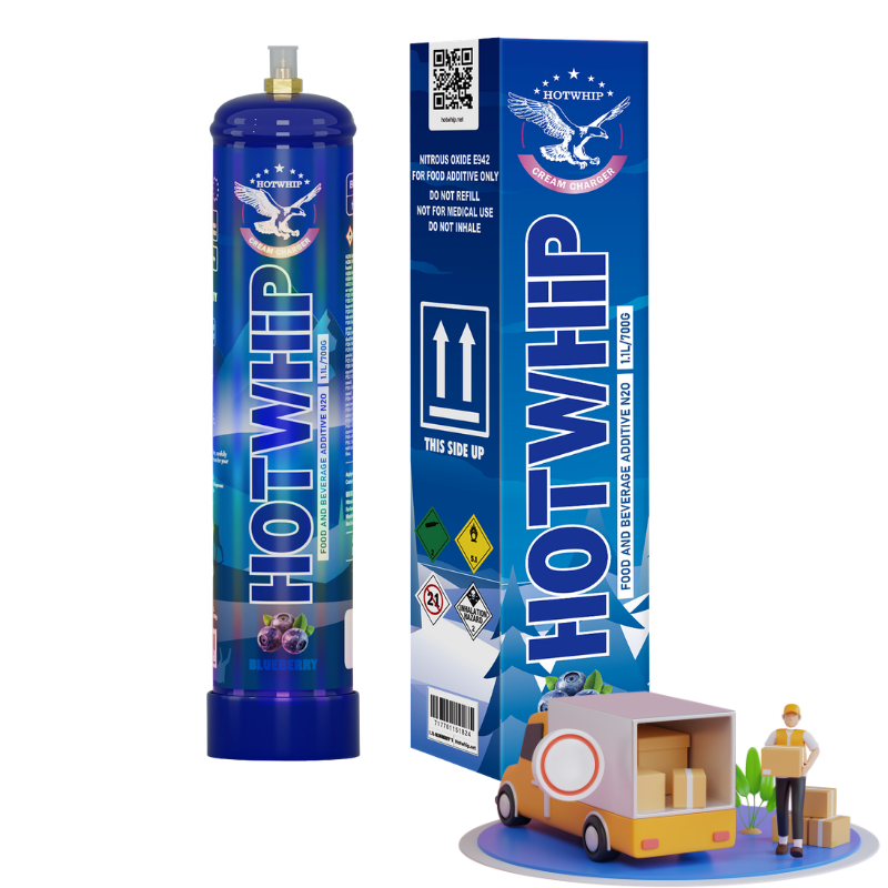 Wholesale Hotwhip 1.1L whip cream chargers tank, 700g Whipped Cream Charger Cylinder