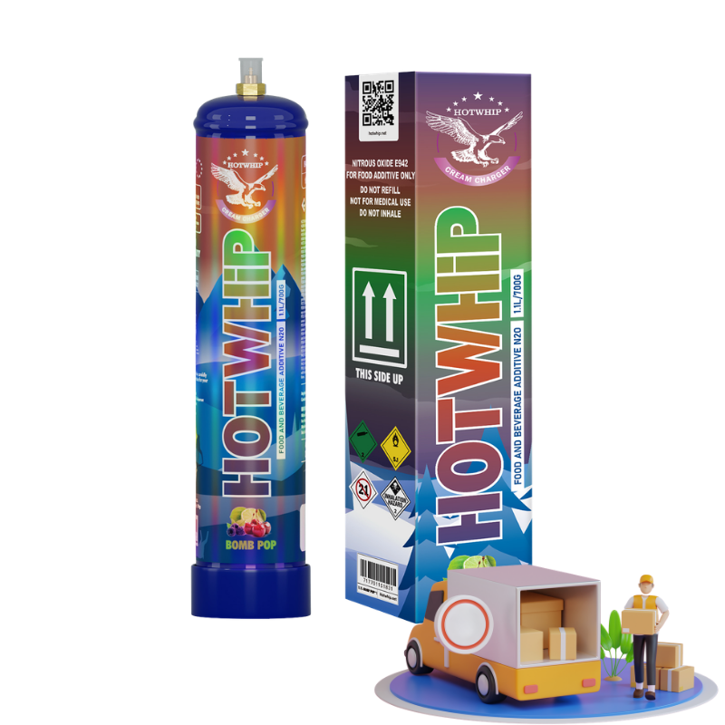 Wholesale Hotwhip 1.1L whip cream chargers tank, 700g Whipped Cream Charger Cylinder