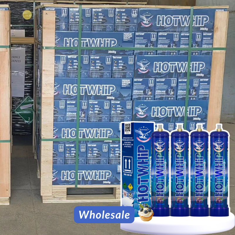 Wholesale Hotwhip 1.1L whip cream chargers tank, 700g Whipped Cream Charger Cylinder