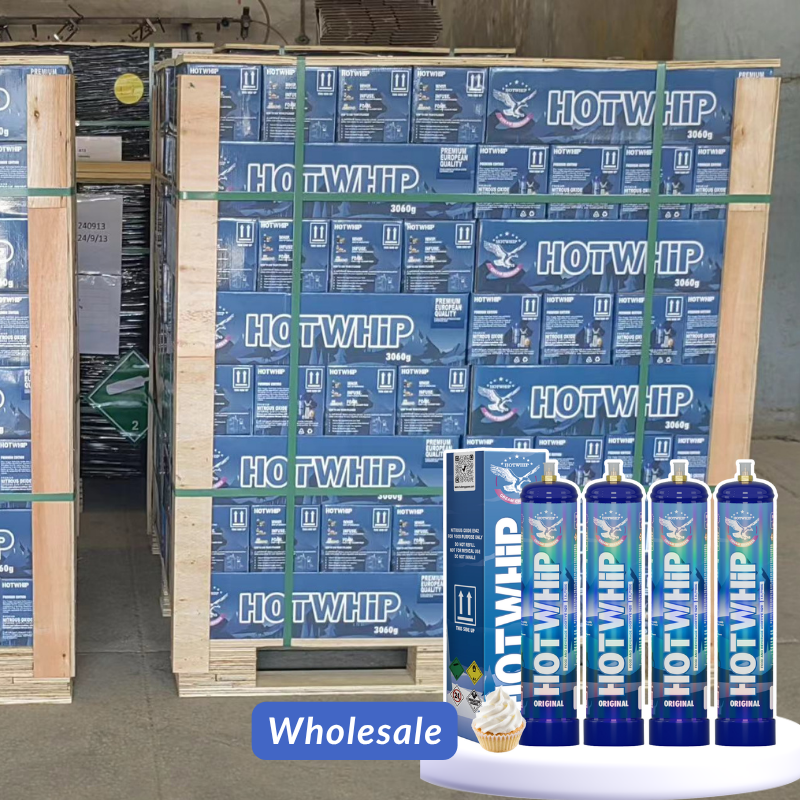 Wholesale Hotwhip 1.1L whip cream chargers tank, 700g Whipped Cream Charger Cylinder