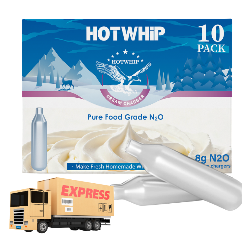 Hotwhip 8g Cream Chargers – Premium Food-Grade N2O Cartridges for Whipped Cream Dispensers