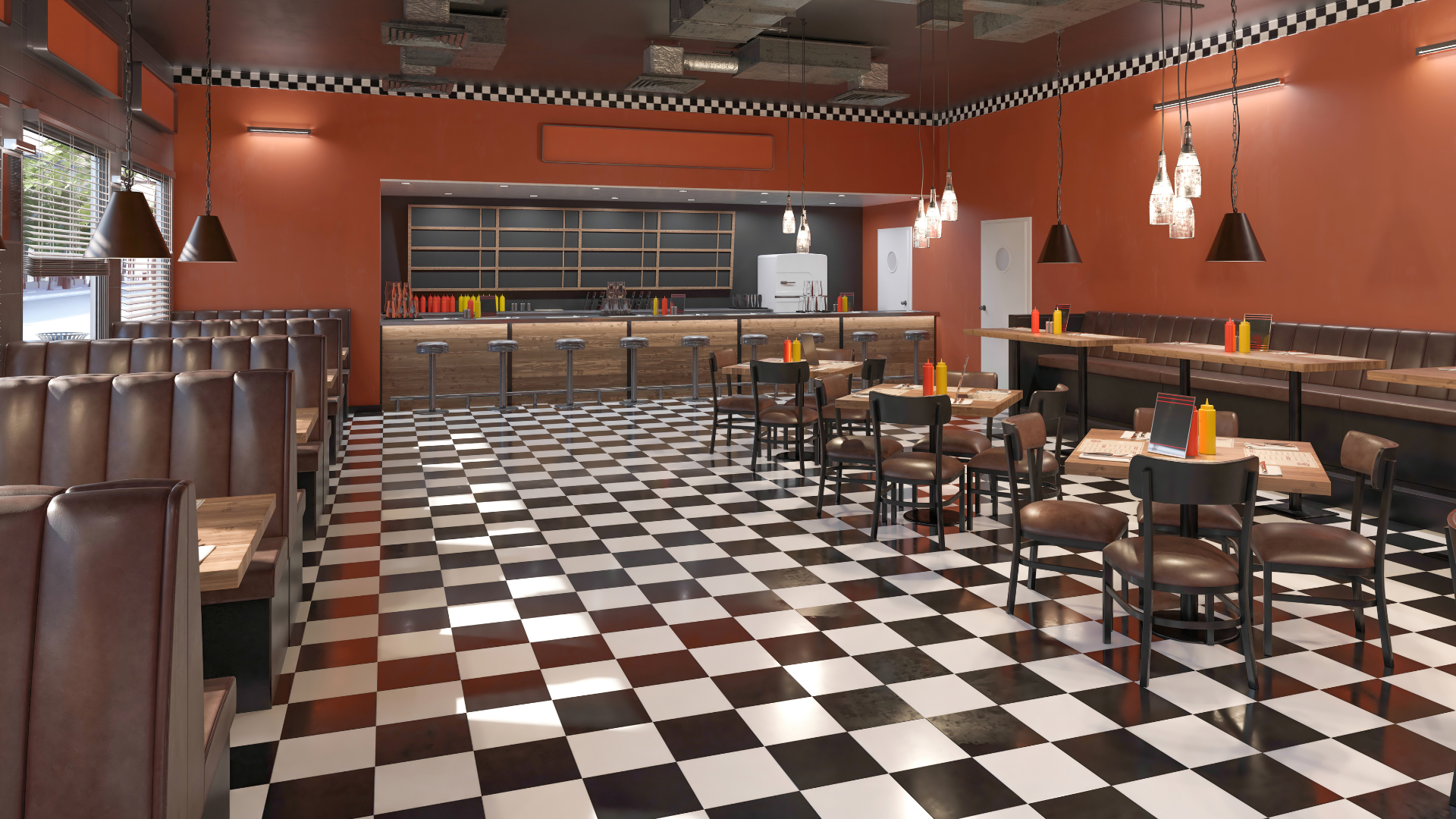 fast food store