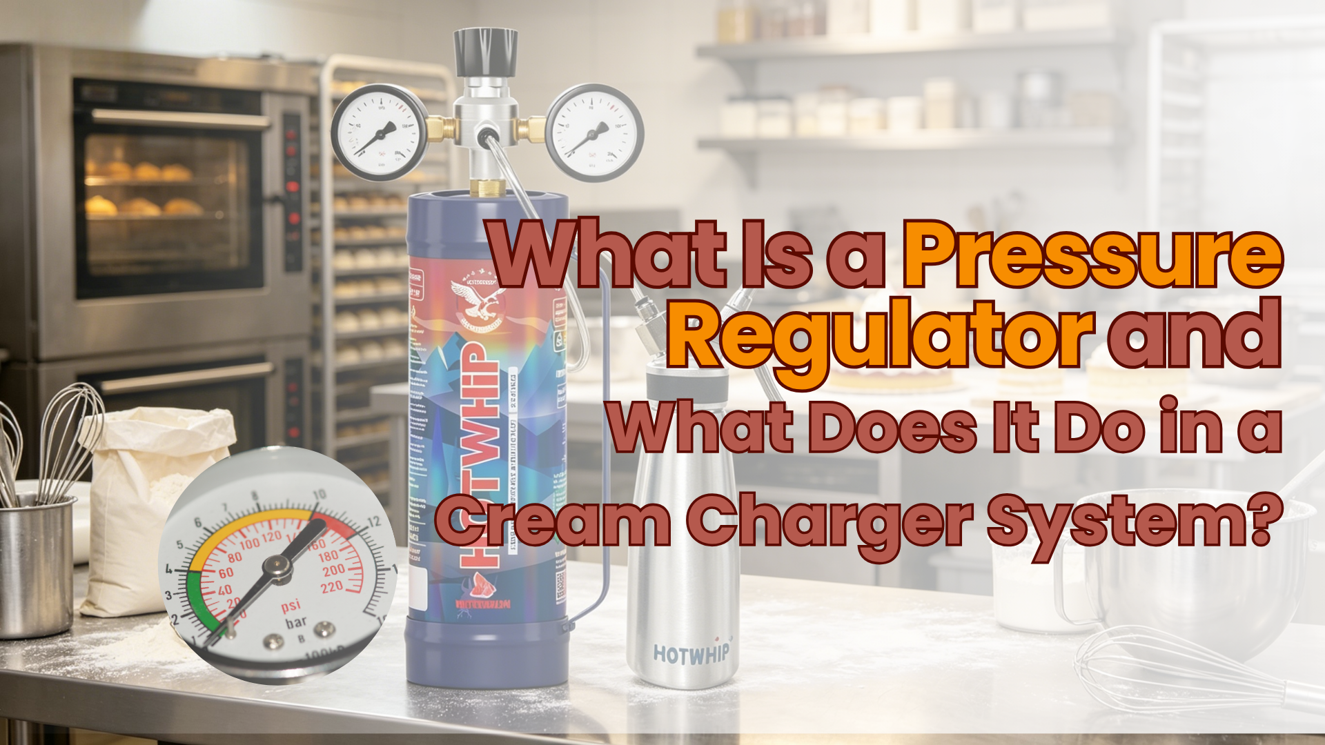 What Is a Pressure Regulator and What Does It Do in a Cream Charger System?