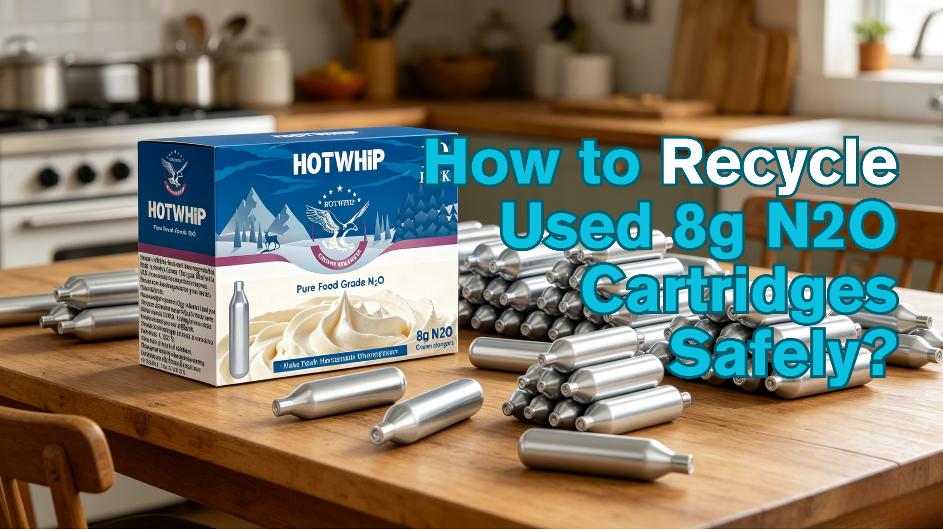 How to Recycle Used 8g N2O Cartridges Safely?