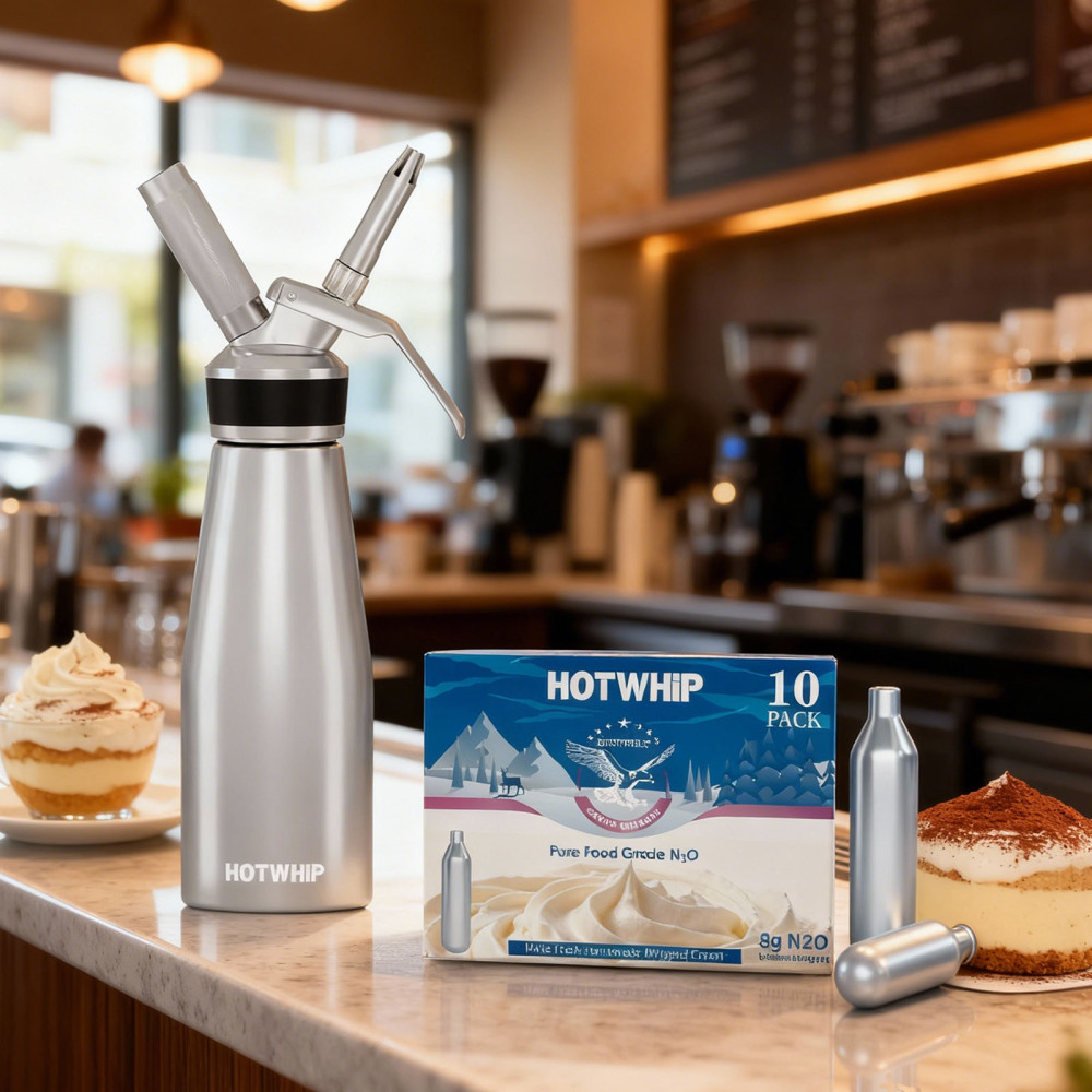 Wholesale HotWhip 8g Whipped Cream Chargers | Premium Culinary N2O Cartridges