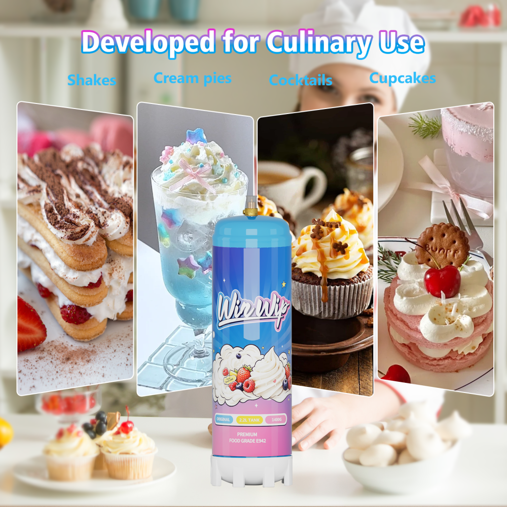Winwip 2.2L Whipped Cream Charger