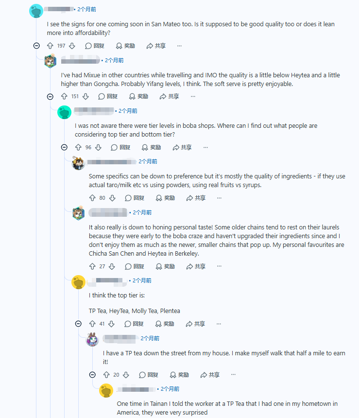 Discussion in the Reddit Among Americans About the Chinese Brand Mixue&nbsp;
