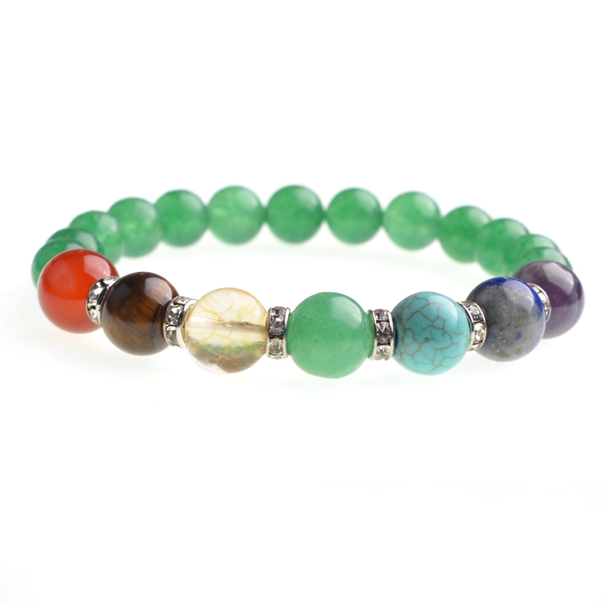 7 Chakra Stone 8MM Bracelet SB1366