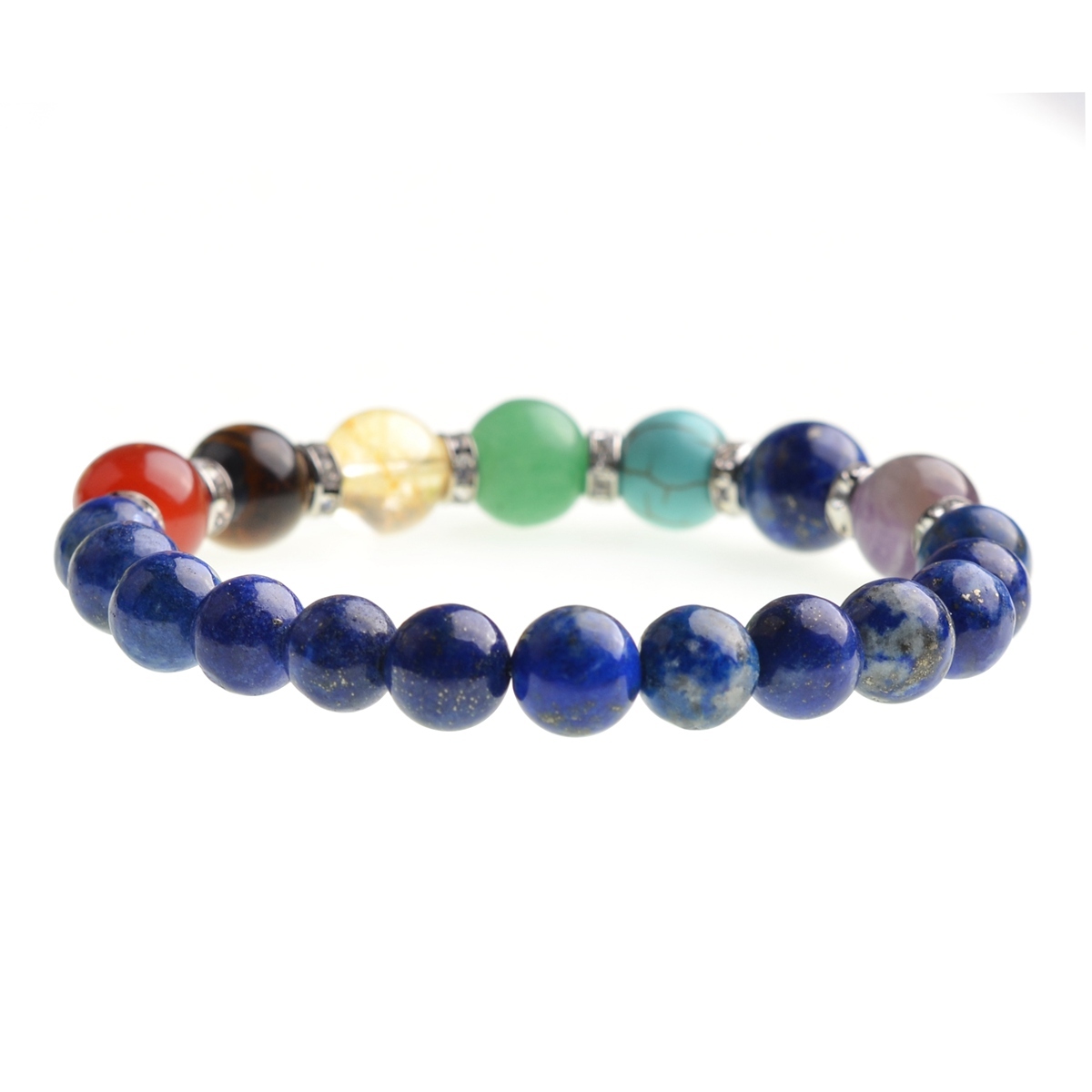 7 Chakra Stone 8MM Bracelet SB1366