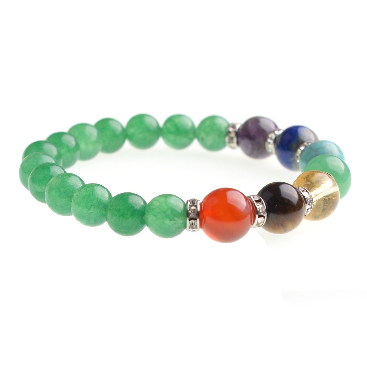 7 Chakra Stone 8MM Bracelet SB1366