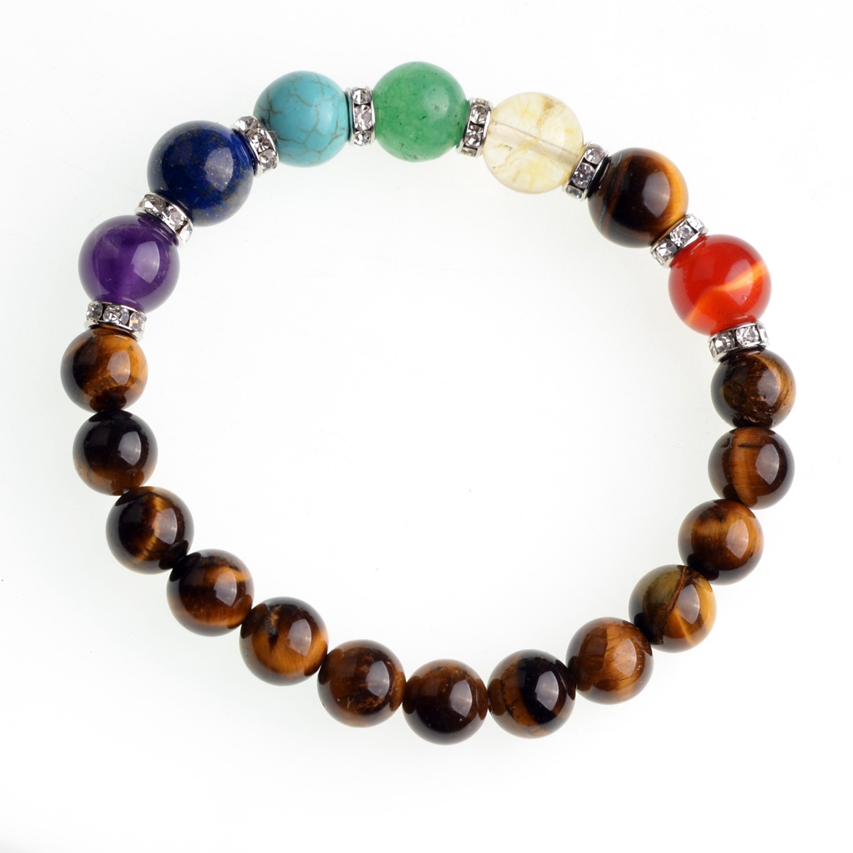 7 Chakra Stone 8MM Bracelet SB1366