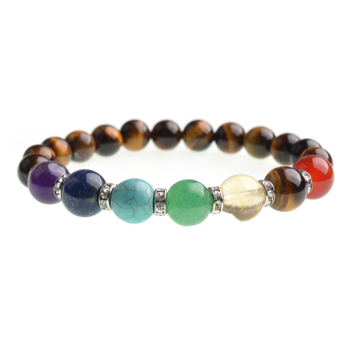 7 Chakra Stone 8MM Bracelet SB1366
