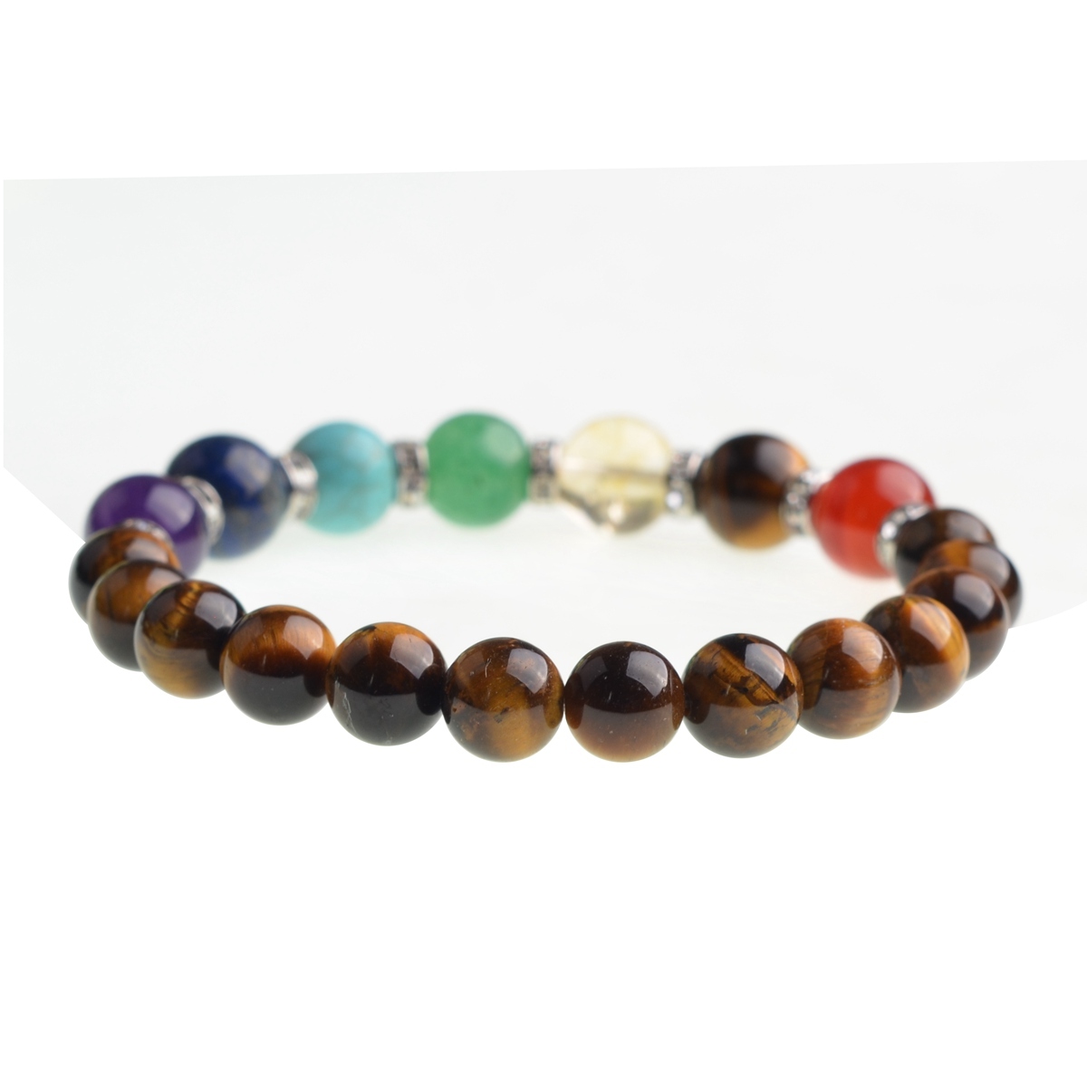 7 Chakra Stone 8MM Bracelet SB1366