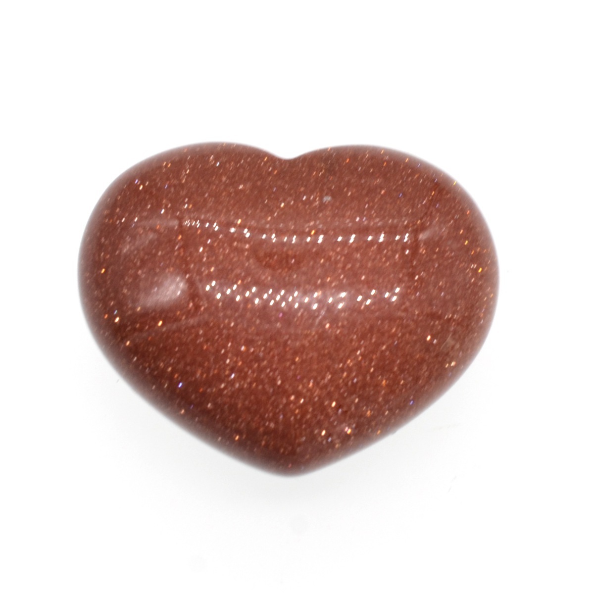 40X40X20MM Gemstone Heart Pendant