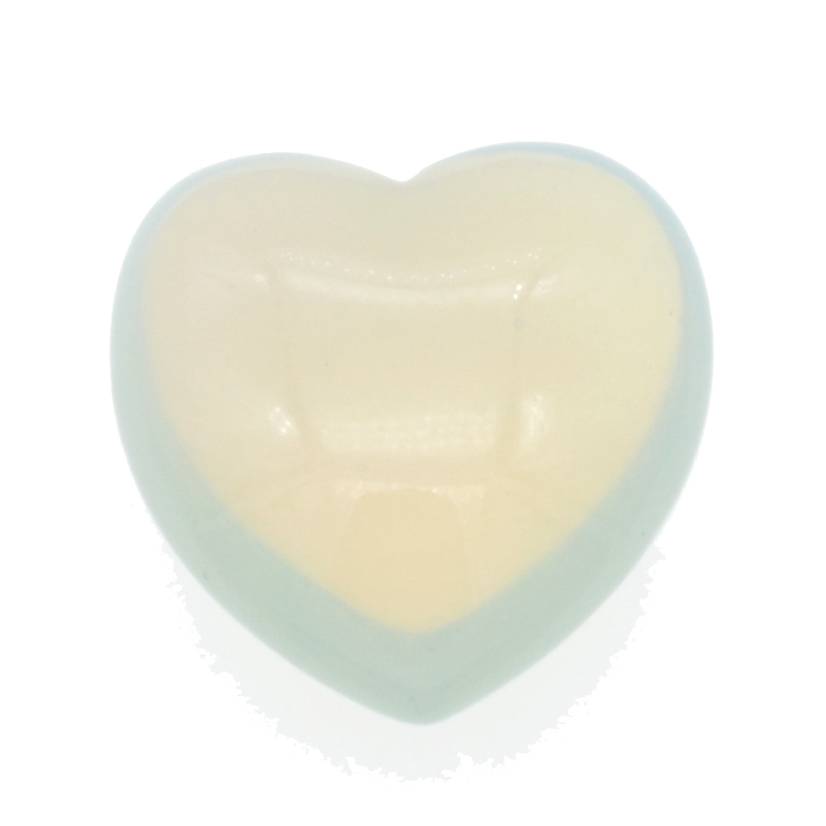 40X40X20MM Gemstone Heart Pendant