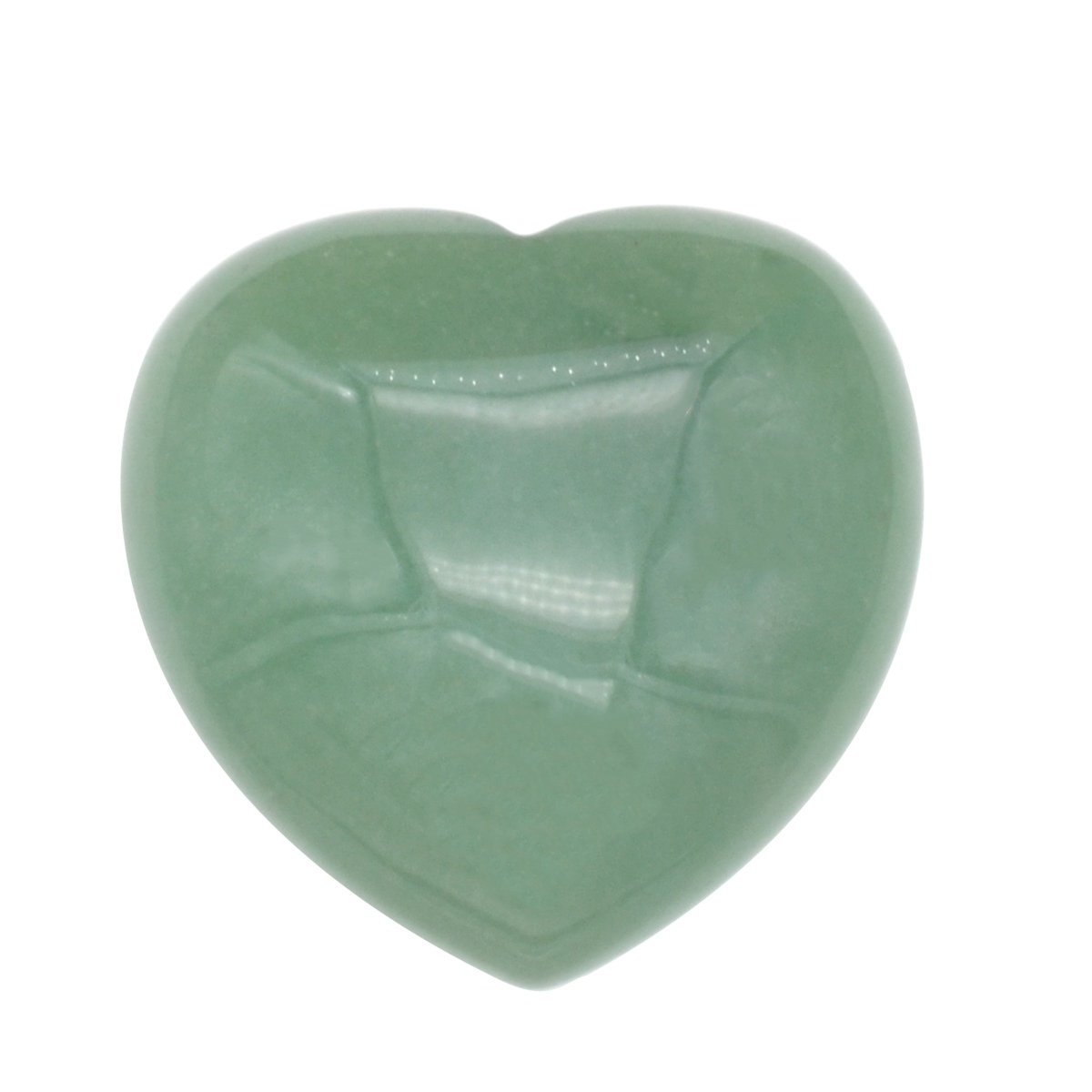 40X40X20MM Gemstone Heart Pendant