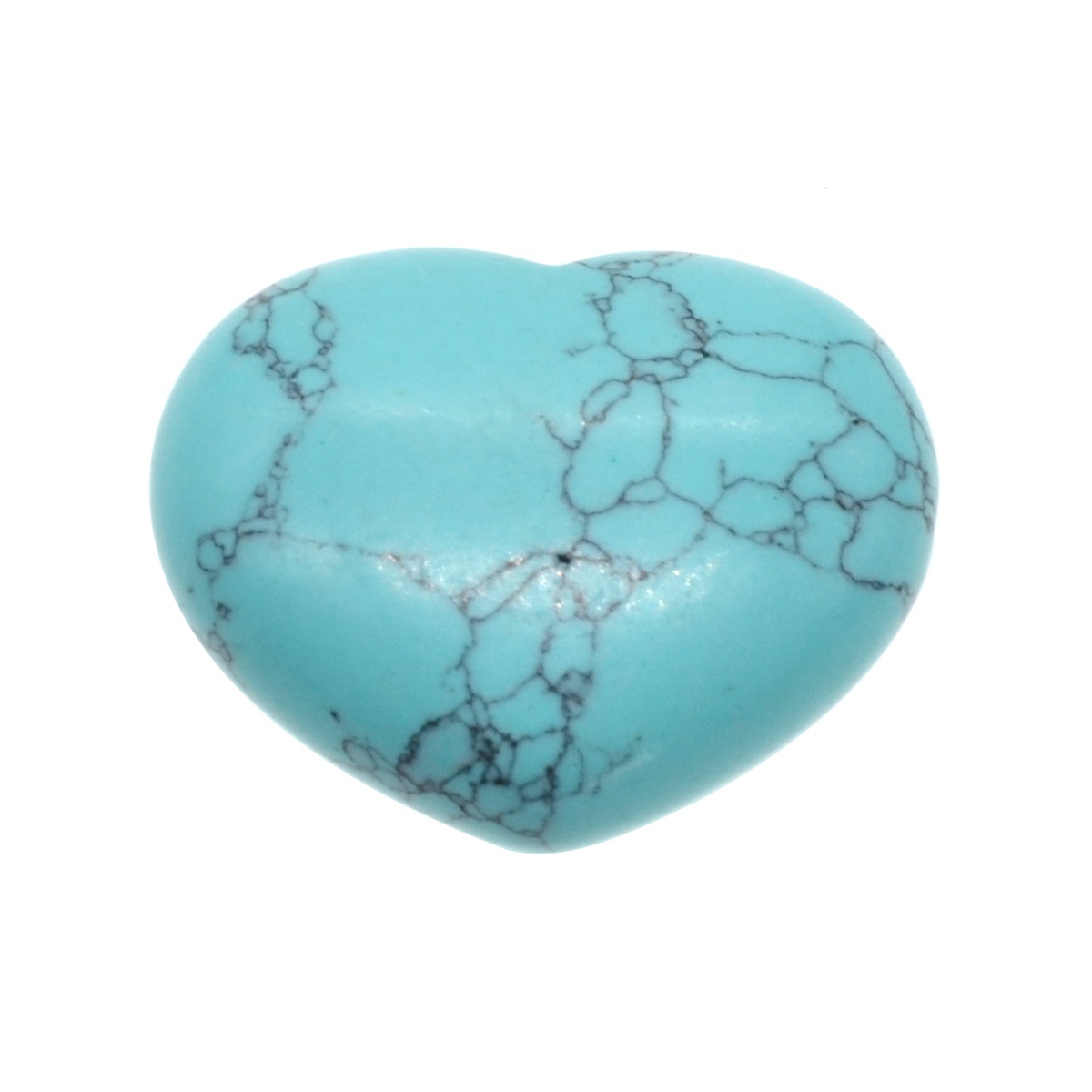 40X40X20MM Gemstone Heart Pendant